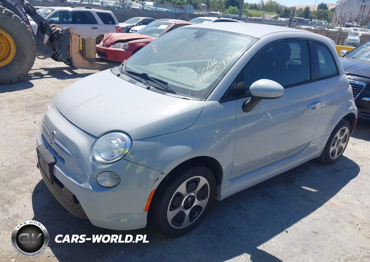 2016 Fiat 500E Battery Electric VIN:3C3CFFGE2GT229748 - 2