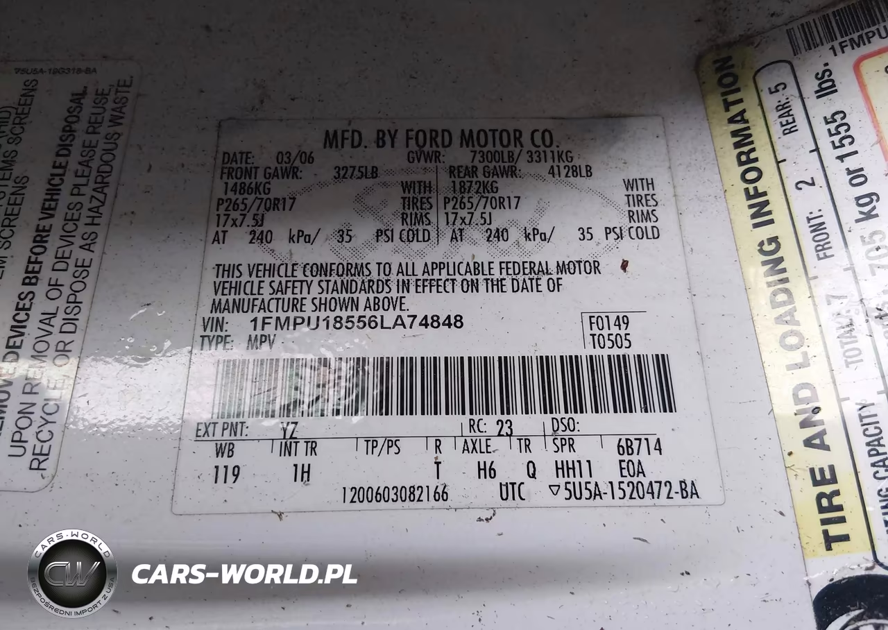 2006 Ford Expedition Eddie Bauer-King Ranch VIN:1FMPU18556LA74848 - 9