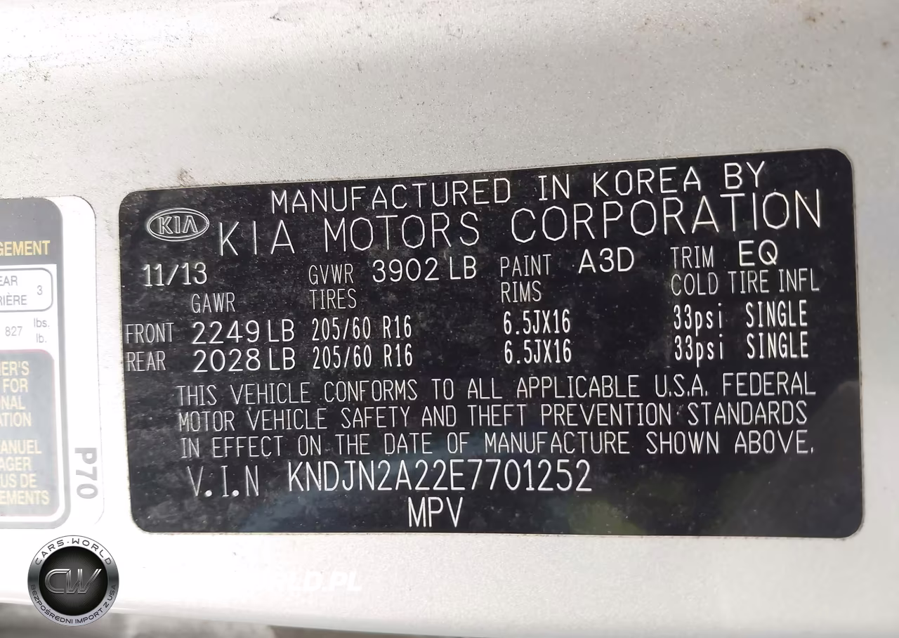 2014 Kia Soul VIN:KNDJN2A22E7701252 - 9