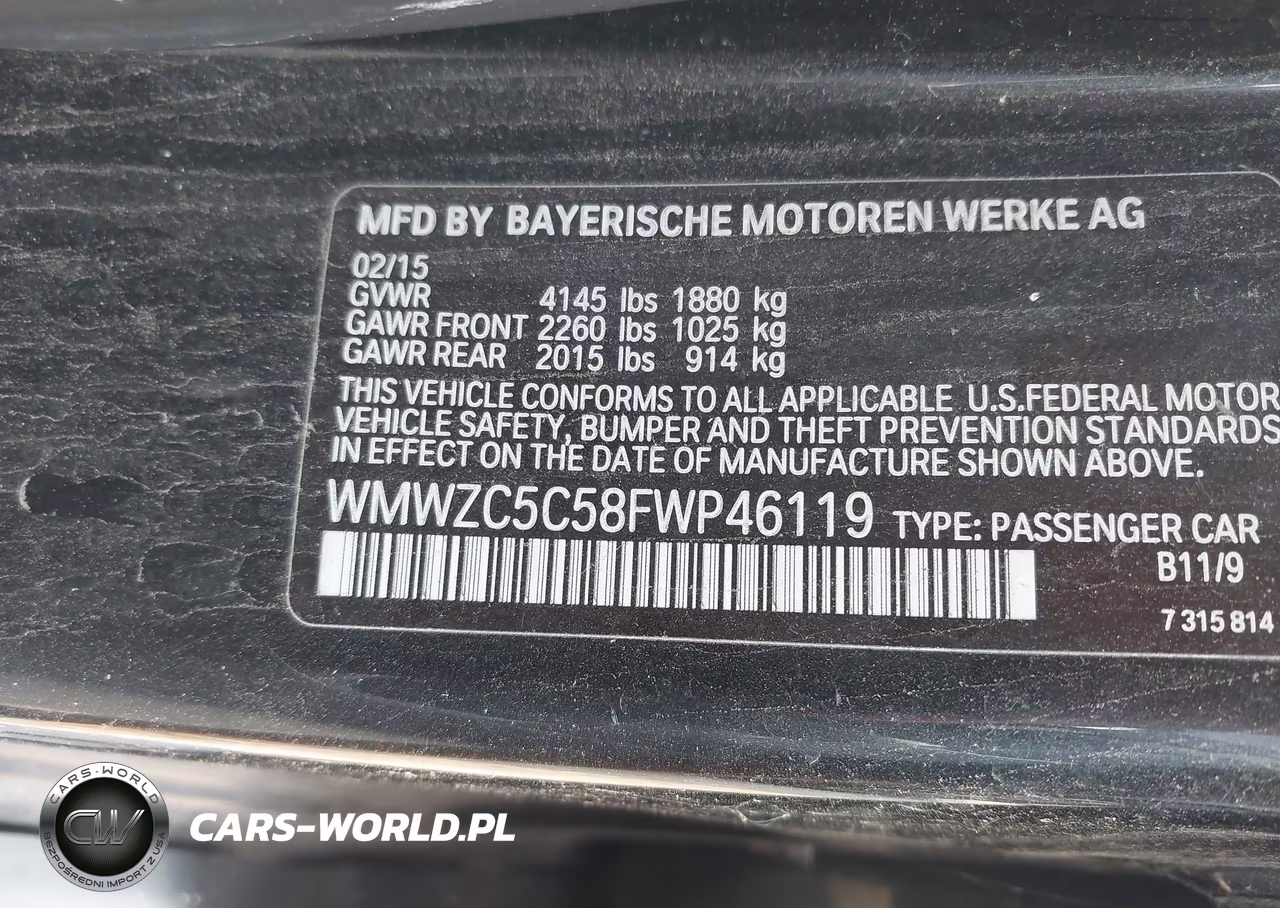 2015 Mini Countryman Cooper S VIN:WMWZC5C58FWP46119 - 9