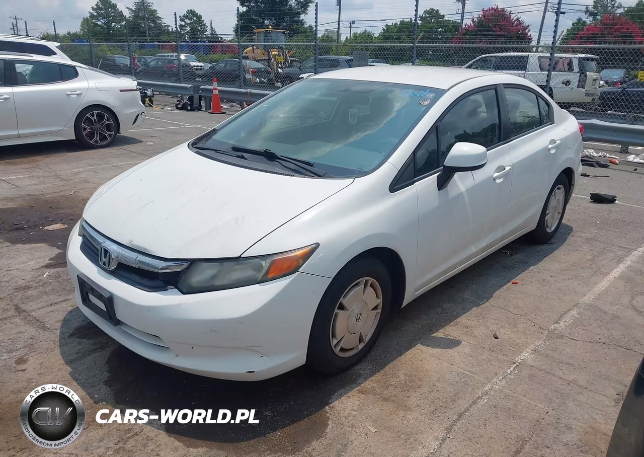 2012 Honda Civic Hf VIN:2HGFB2F64CH550301 - 2
