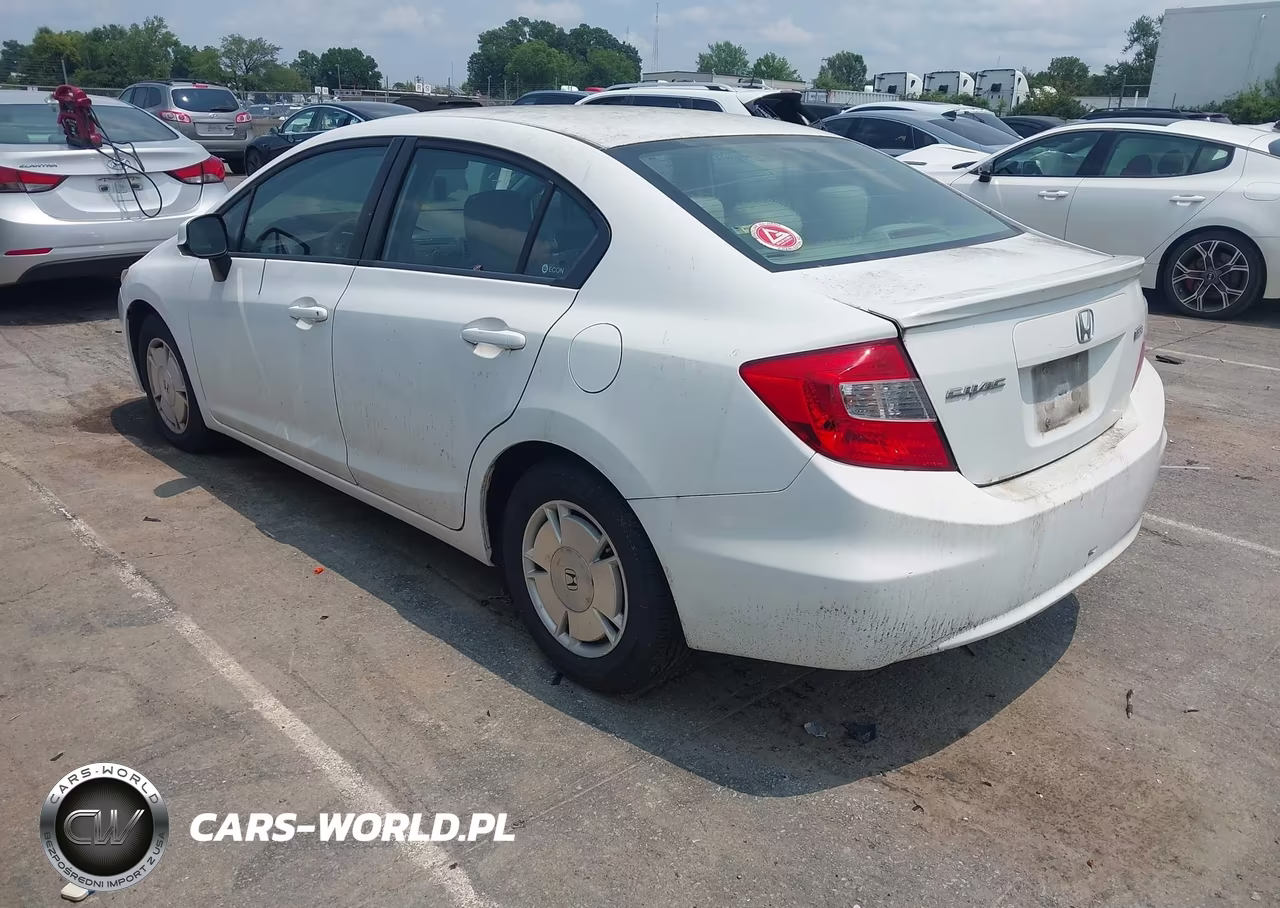 2012 Honda Civic Hf VIN:2HGFB2F64CH550301 - 3