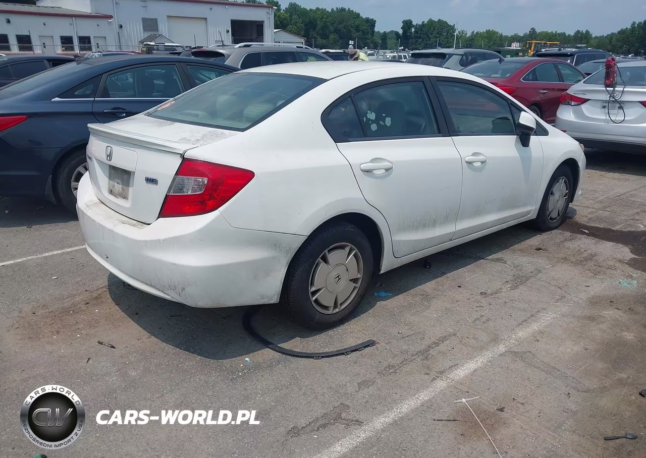 2012 Honda Civic Hf VIN:2HGFB2F64CH550301 - 4