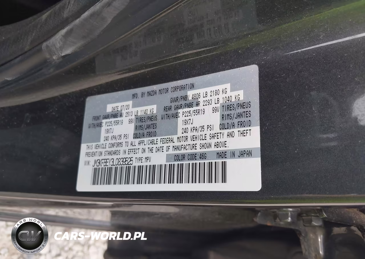 2020 Mazda Cx-5 Signature VIN:JM3KFBEY3L0839525 - 9