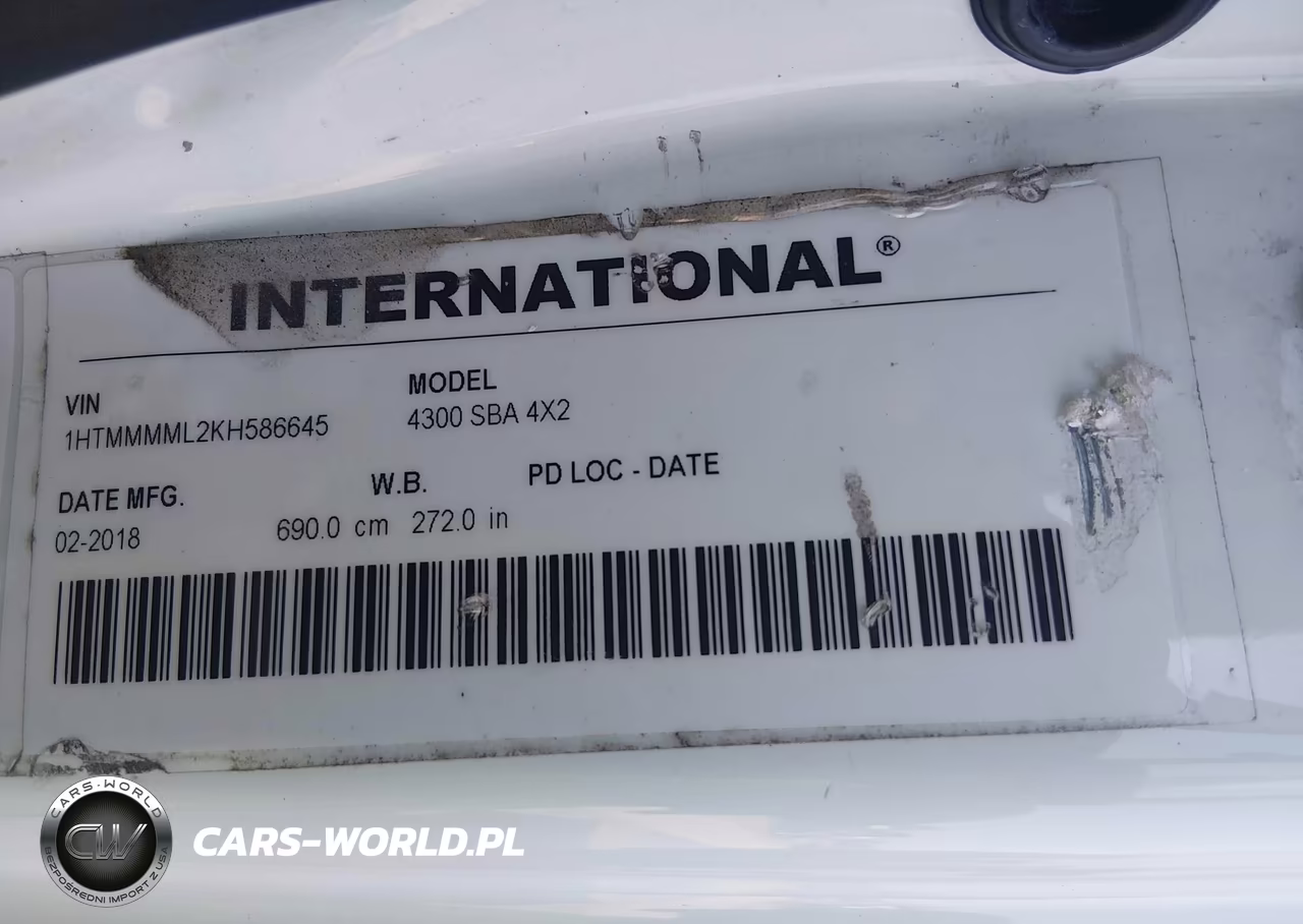 2019 International Durastar 4300 VIN:1HTMMMML2KH586645 - 8