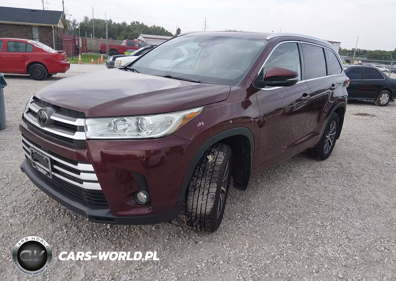 2018 Toyota Highlander Xle VIN:5TDJZRFH3JS489648 - 2