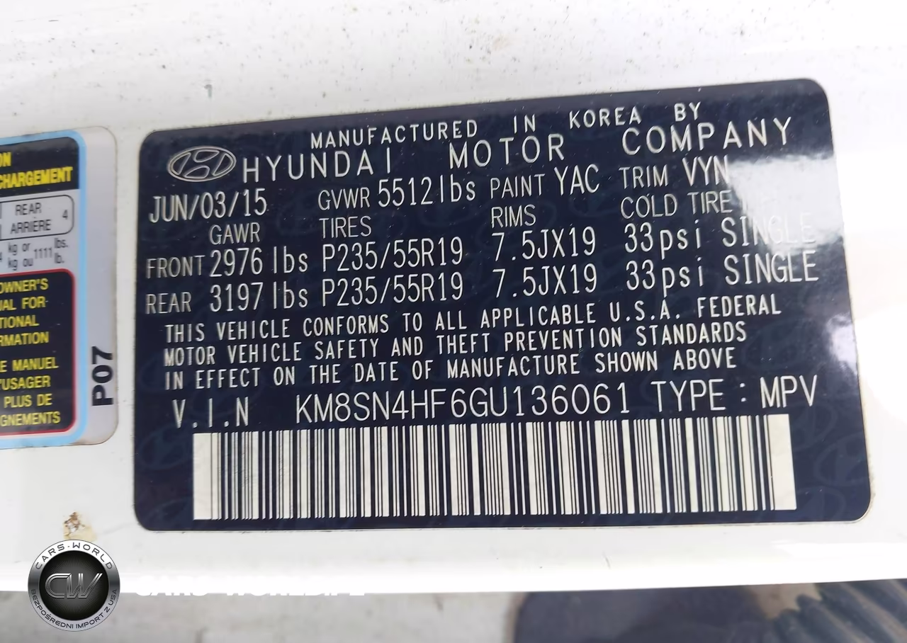 2016 Hyundai Santa Fe Limited VIN:KM8SN4HF6GU136061 - 9