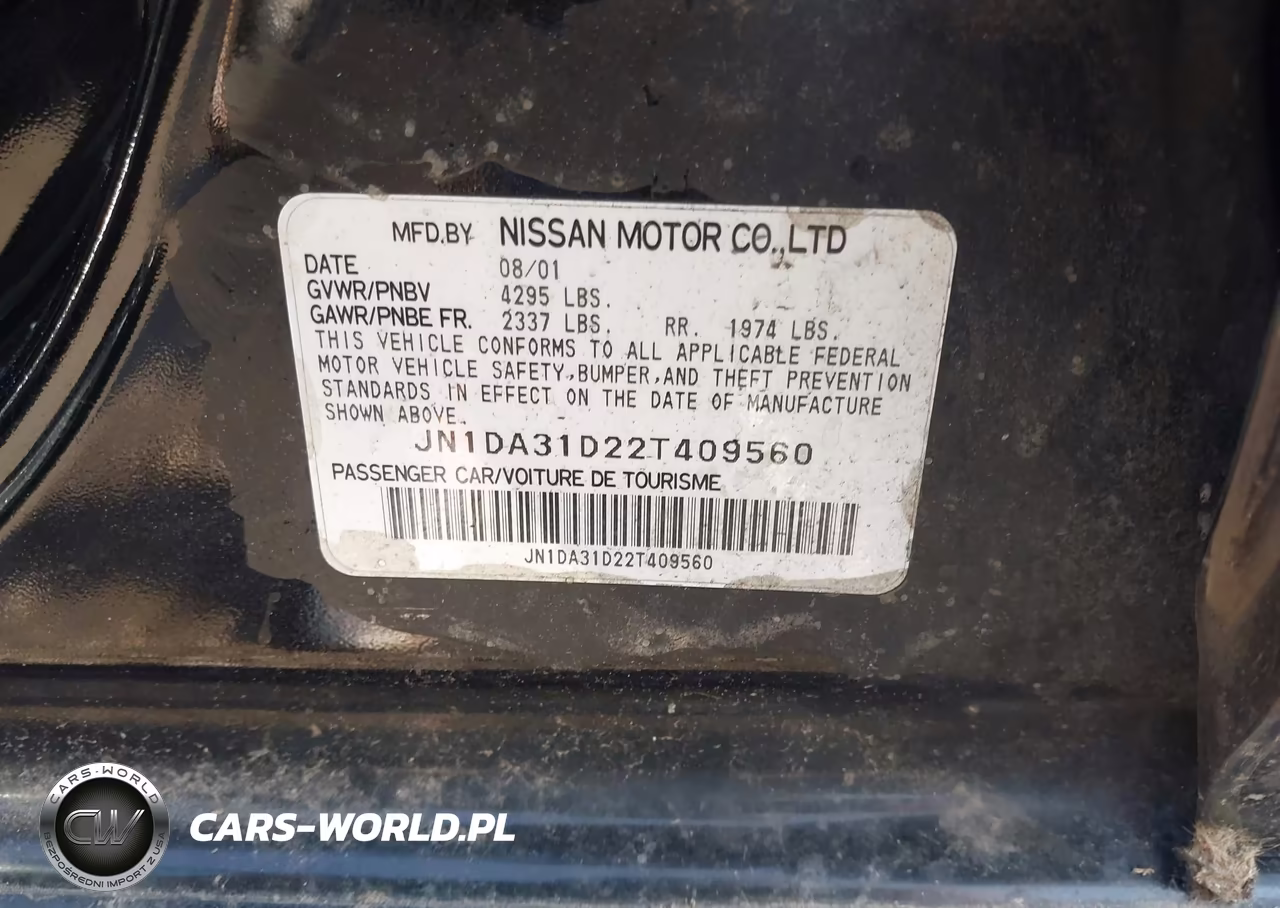 2002 Nissan Maxima Se VIN:JN1DA31D22T409560 - 9