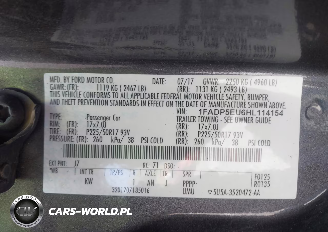 2017 Ford C-Max Energi Se VIN:1FADP5EU6HL114154 - 9