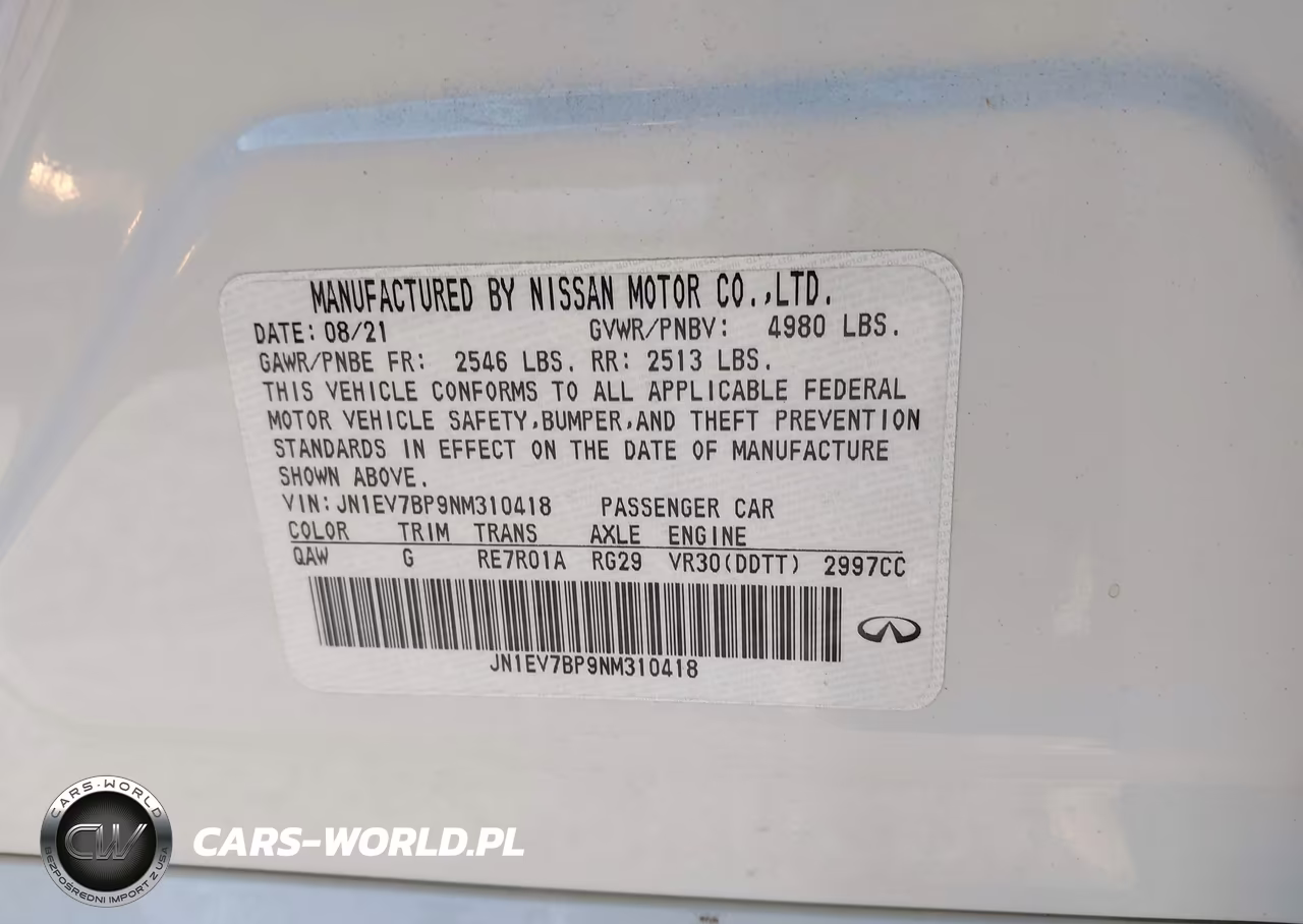 2022 Infiniti Q50 Luxe VIN:JN1EV7BP9NM310418 - 9