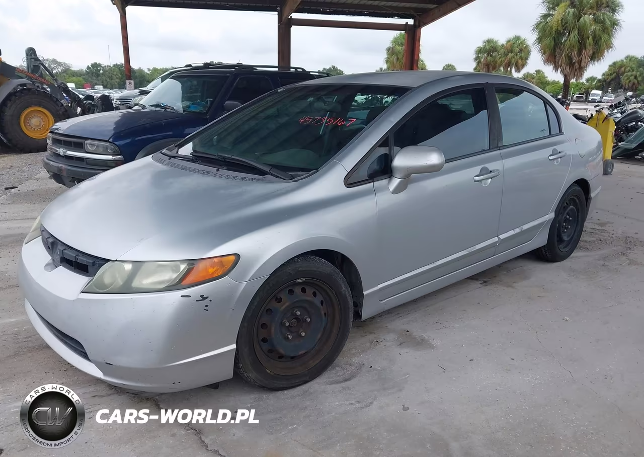 2007 Honda Civic Lx VIN:2HGFA16587H309433 - 2