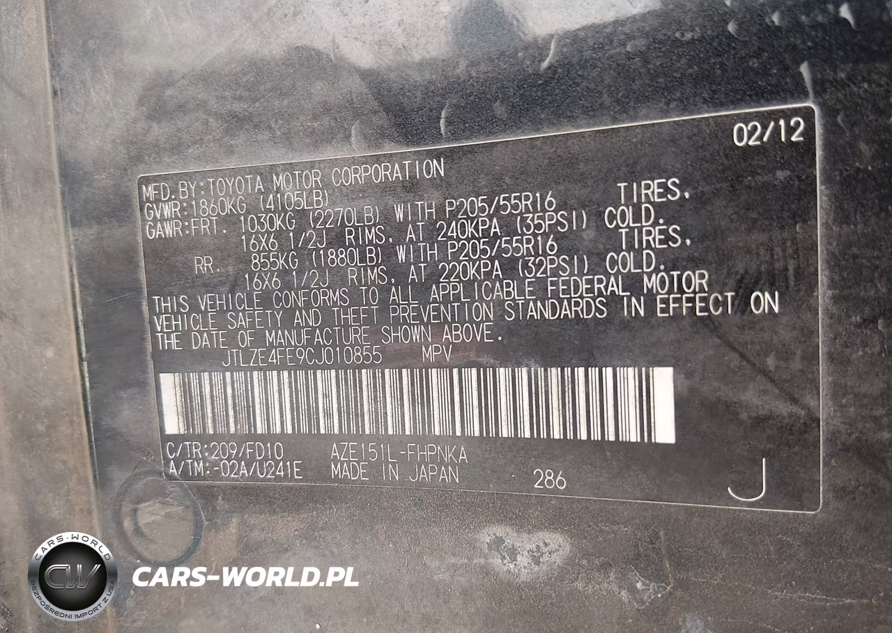 2012 Scion Xb VIN:JTLZE4FE9CJ010855 - 9