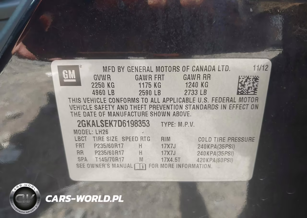 2013 GMC Terrain Sle-2 VIN:2GKALSEK7D6198353 - 9