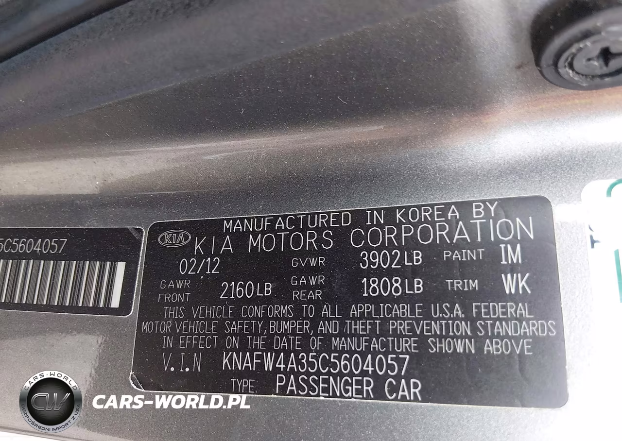 2012 Kia Forte Sx VIN:KNAFW4A35C5604057 - 9