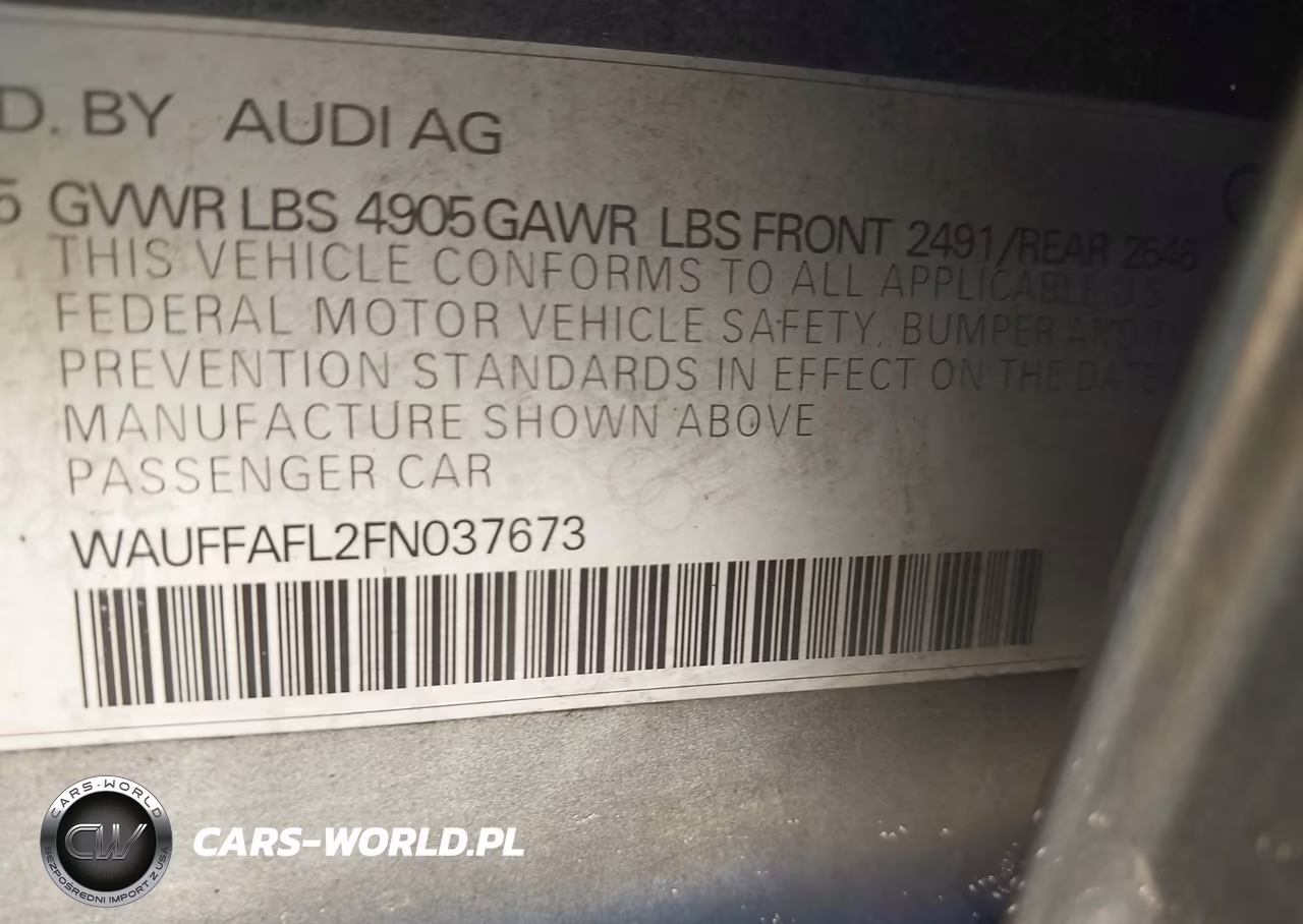 2015 Audi A4 2.0T Premium VIN:WAUFFAFL2FN037673 - 9