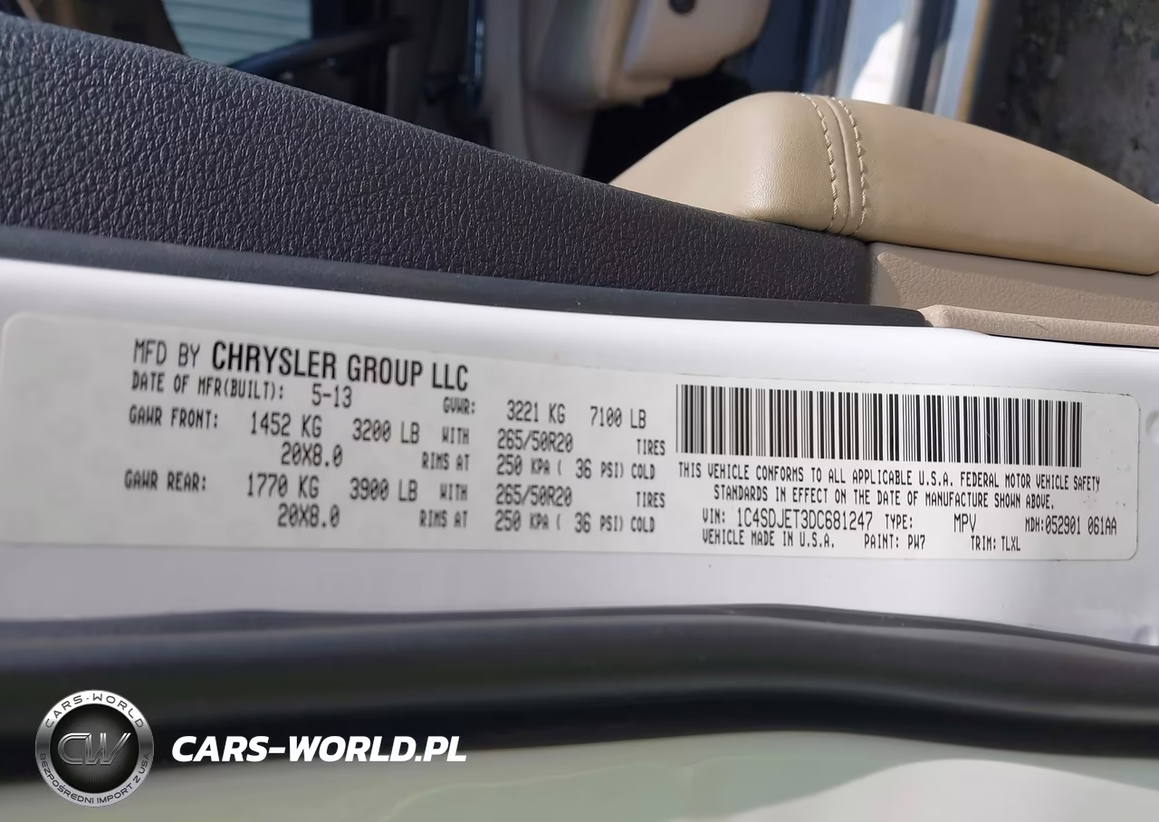 2013 Dodge Durango Citadel VIN:1C4SDJET3DC681247 - 9