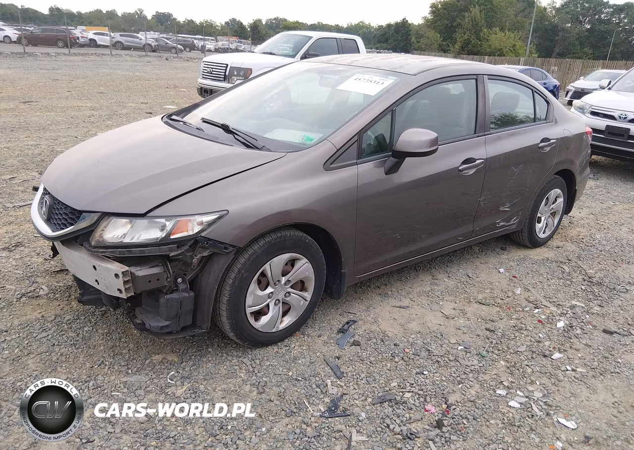 2013 Honda Civic Lx VIN:2HGFB2F57DH579624 - 2