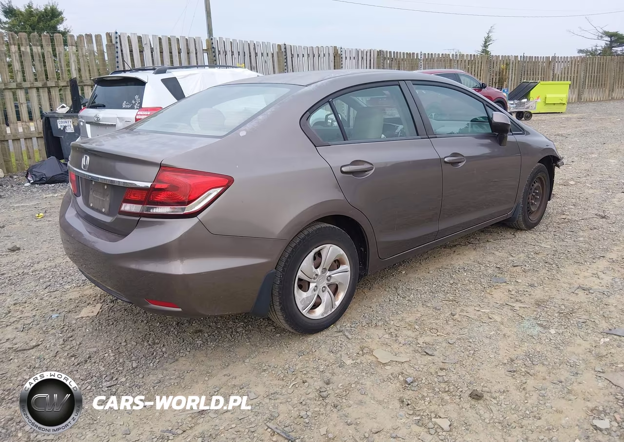 2013 Honda Civic Lx VIN:2HGFB2F57DH579624 - 4