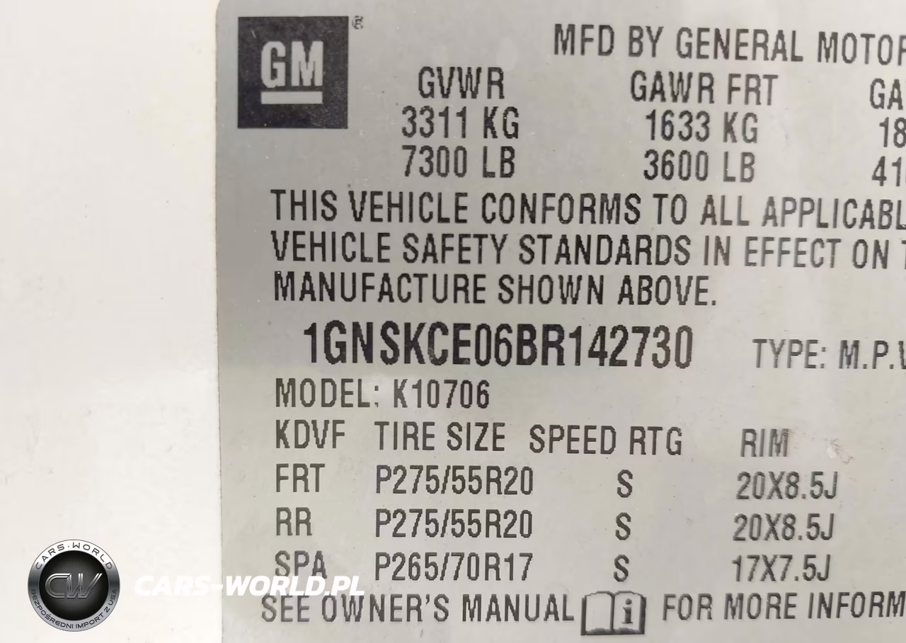 2011 Chevrolet Tahoe Ltz VIN:1GNSKCE06BR142730 - 9