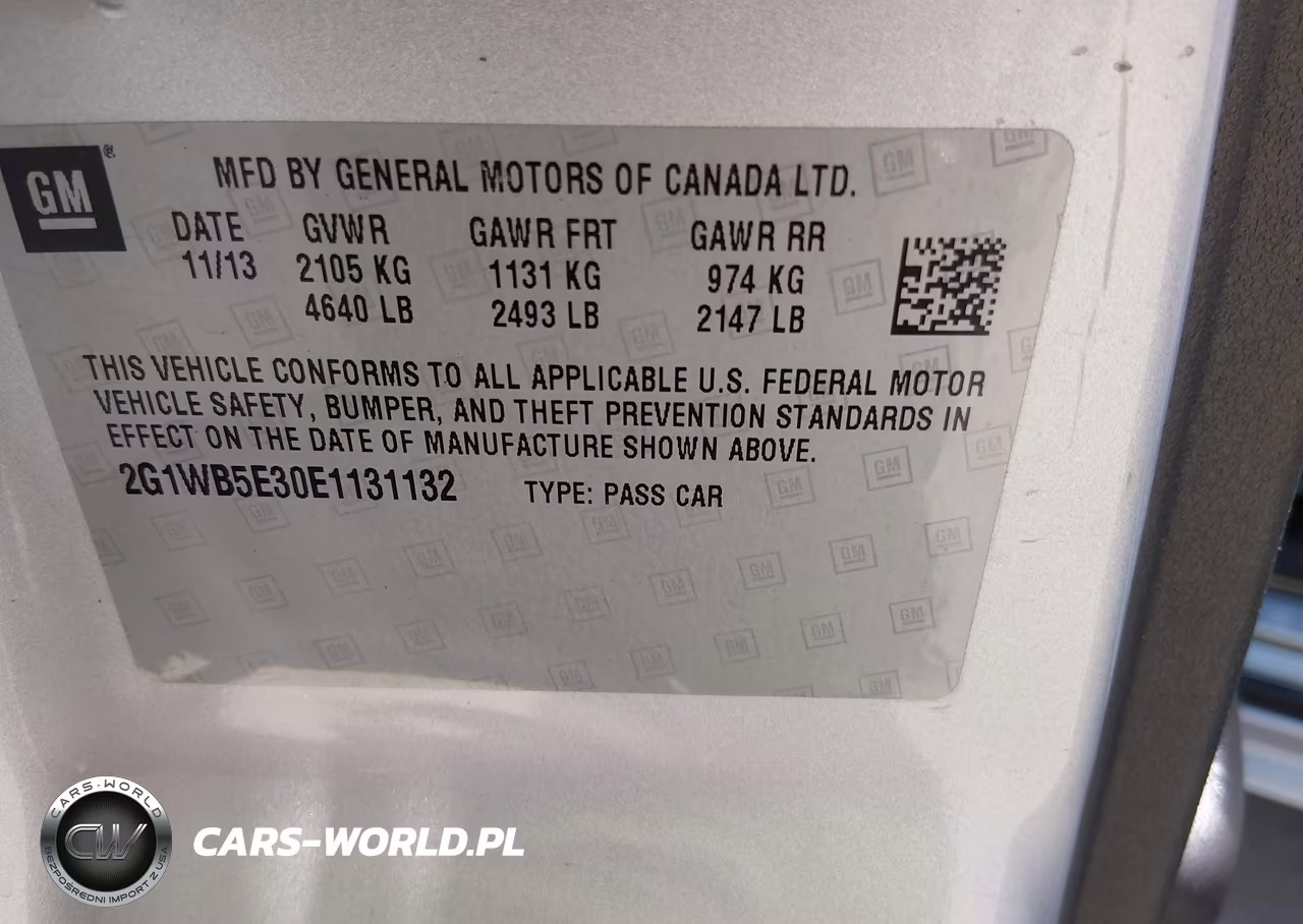 2014 Chevrolet Impala Limited Lt VIN:2G1WB5E30E1131132 - 9