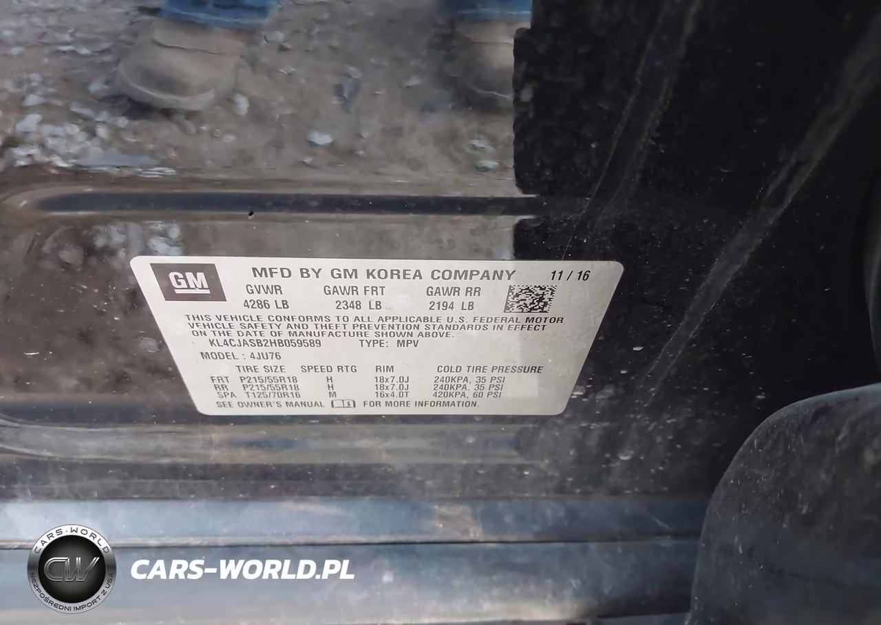 2017 Buick Encore Preferred VIN:KL4CJASB2HB059589 - 9