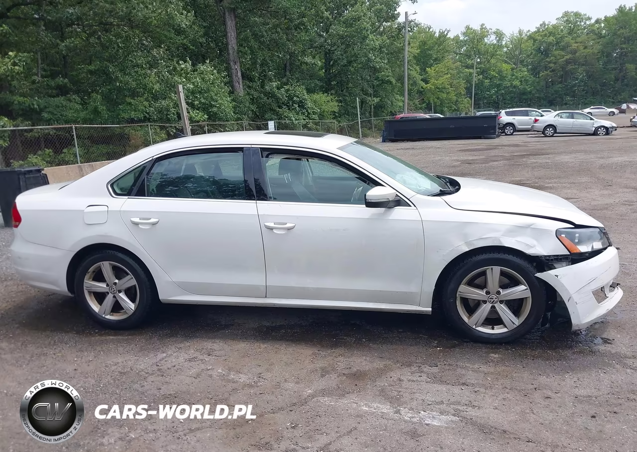 2013 Volkswagen Passat 2.5L Se VIN:1VWBP7A31DC102611 - 12