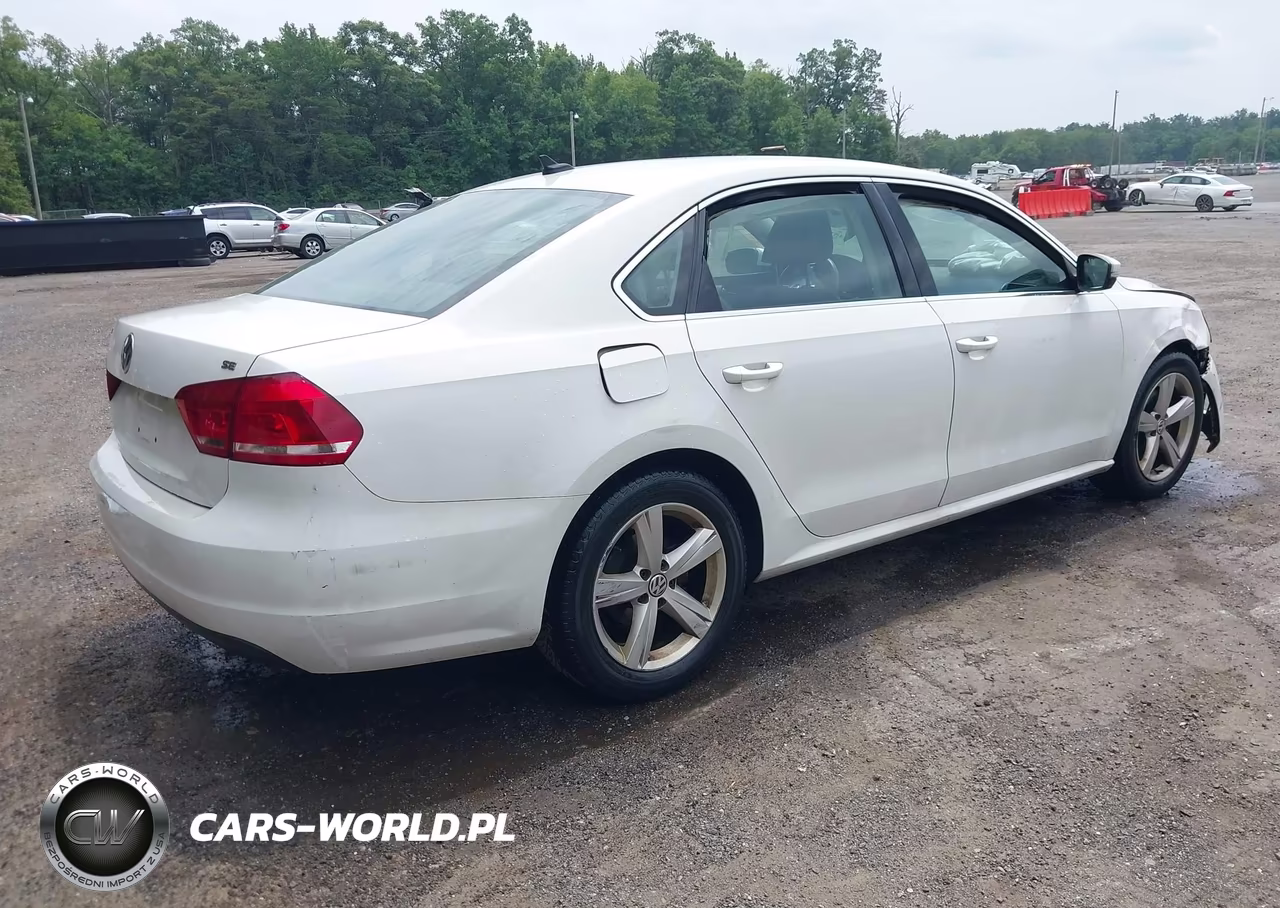 2013 Volkswagen Passat 2.5L Se VIN:1VWBP7A31DC102611 - 4