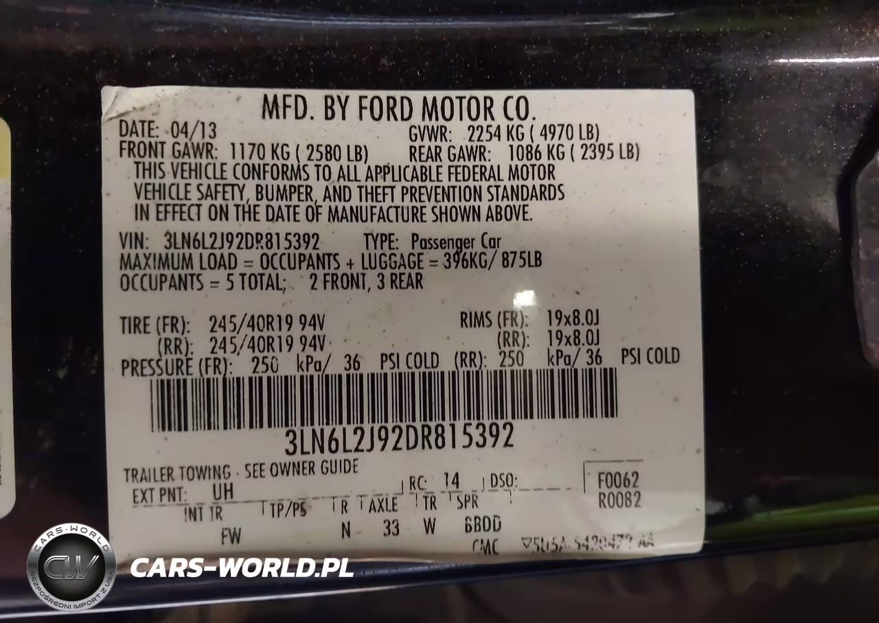 2013 Lincoln Mkz VIN:3LN6L2J92DR815392 - 9