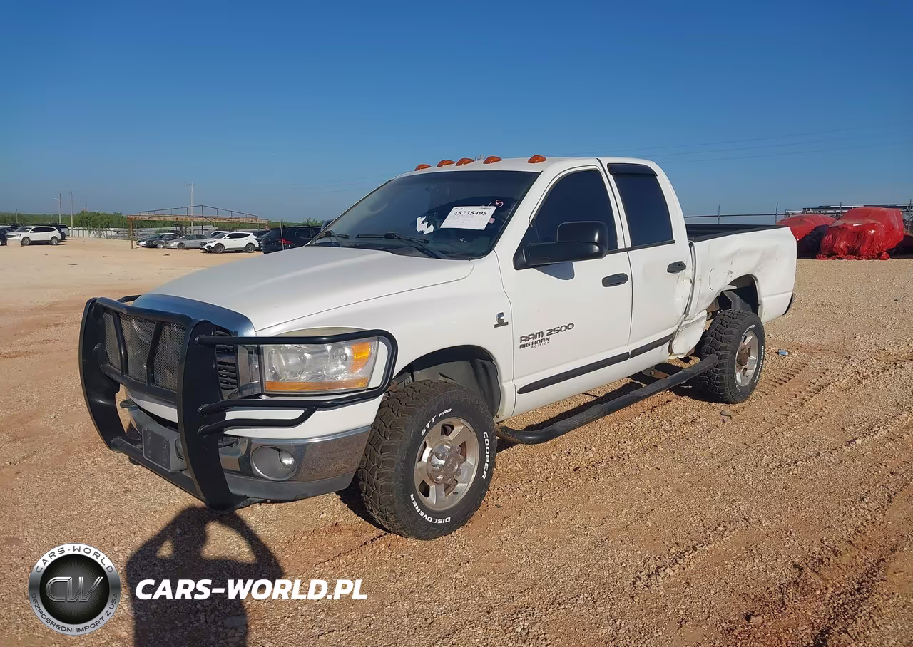 2006 DODGE RAM 2500 SLT-TRX4 OFF ROAD-SPORT-POWER WAGON VIN:3D7KS28C36G230672 - 2