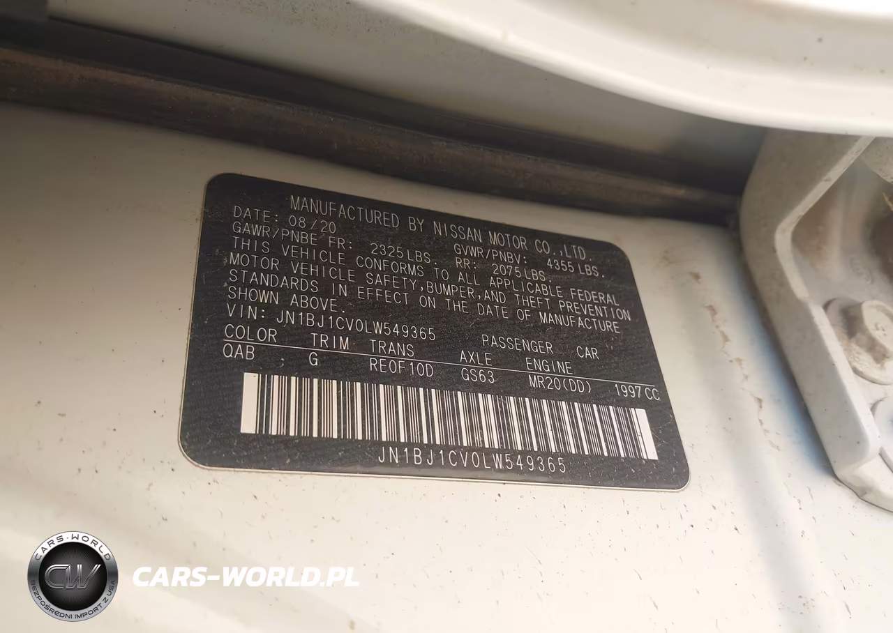 2020 Nissan Rogue Sport Sv Fwd Xtronic Cvt VIN:JN1BJ1CV0LW549365 - 9