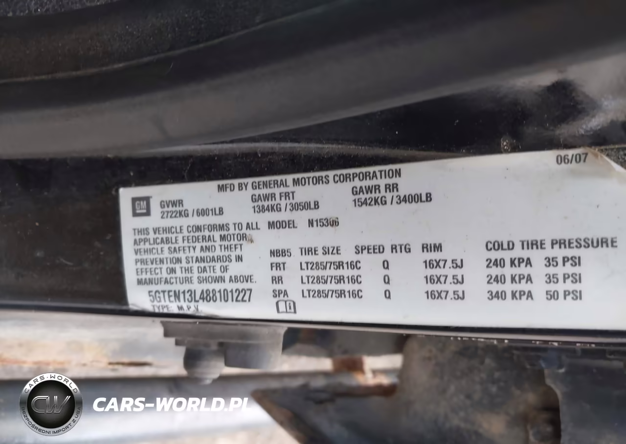 2008 Hummer H3 Suv Alpha VIN:5GTEN13L488101227 - 9