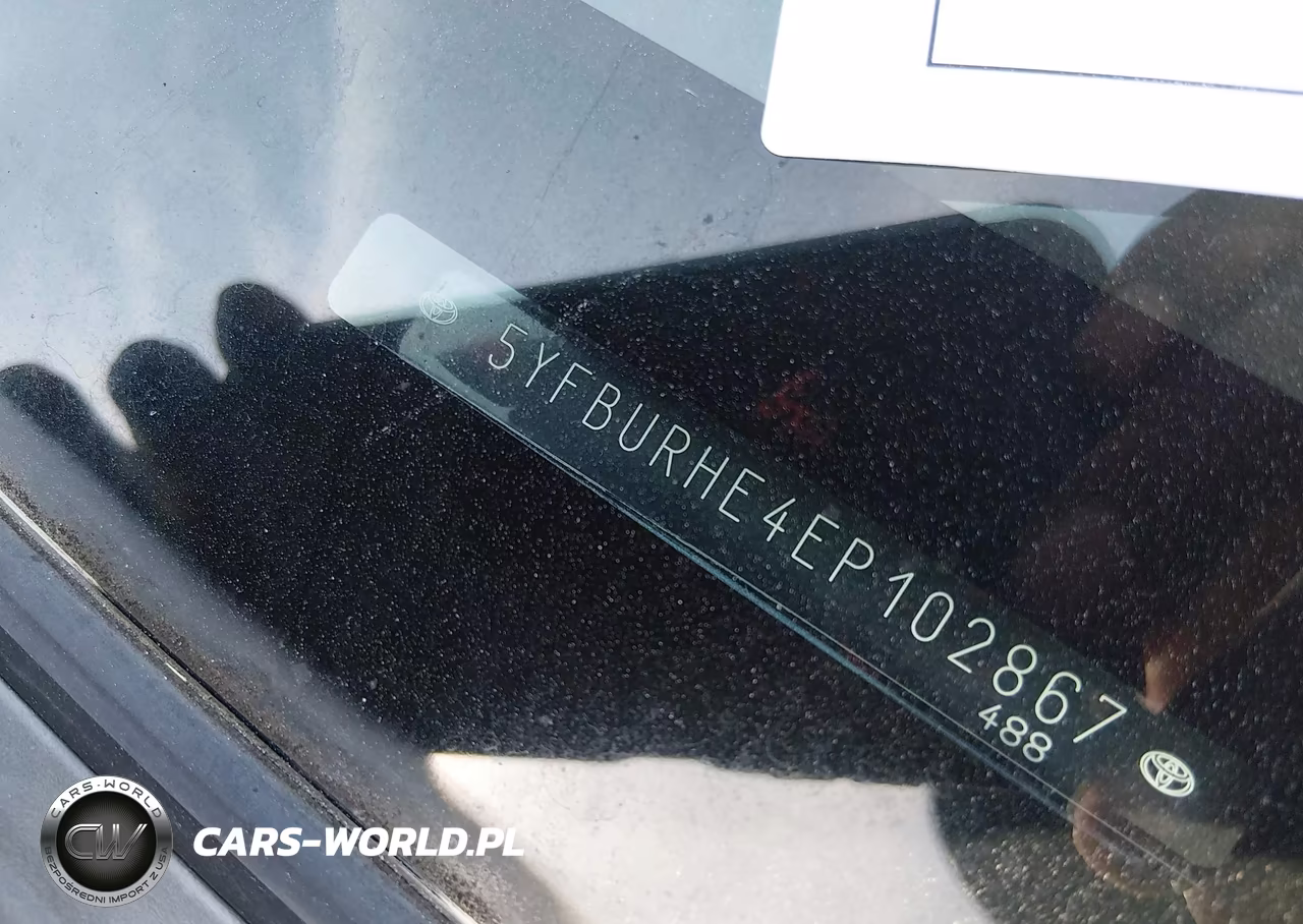 2014 Toyota Corolla L VIN:5YFBURHE4EP102867 - 9