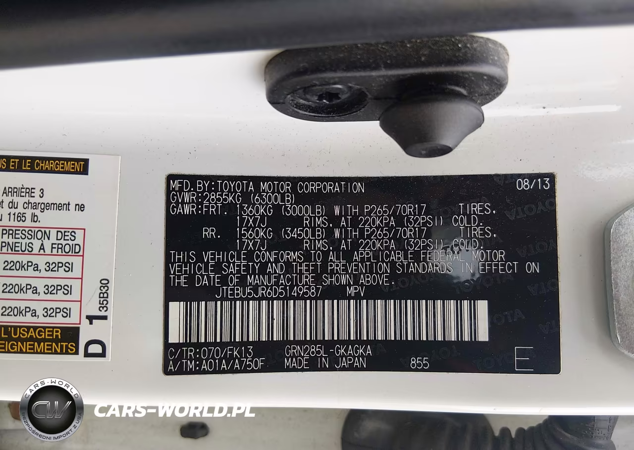 2013 Toyota 4Runner Sr5 VIN:JTEBU5JR6D5149587 - 9