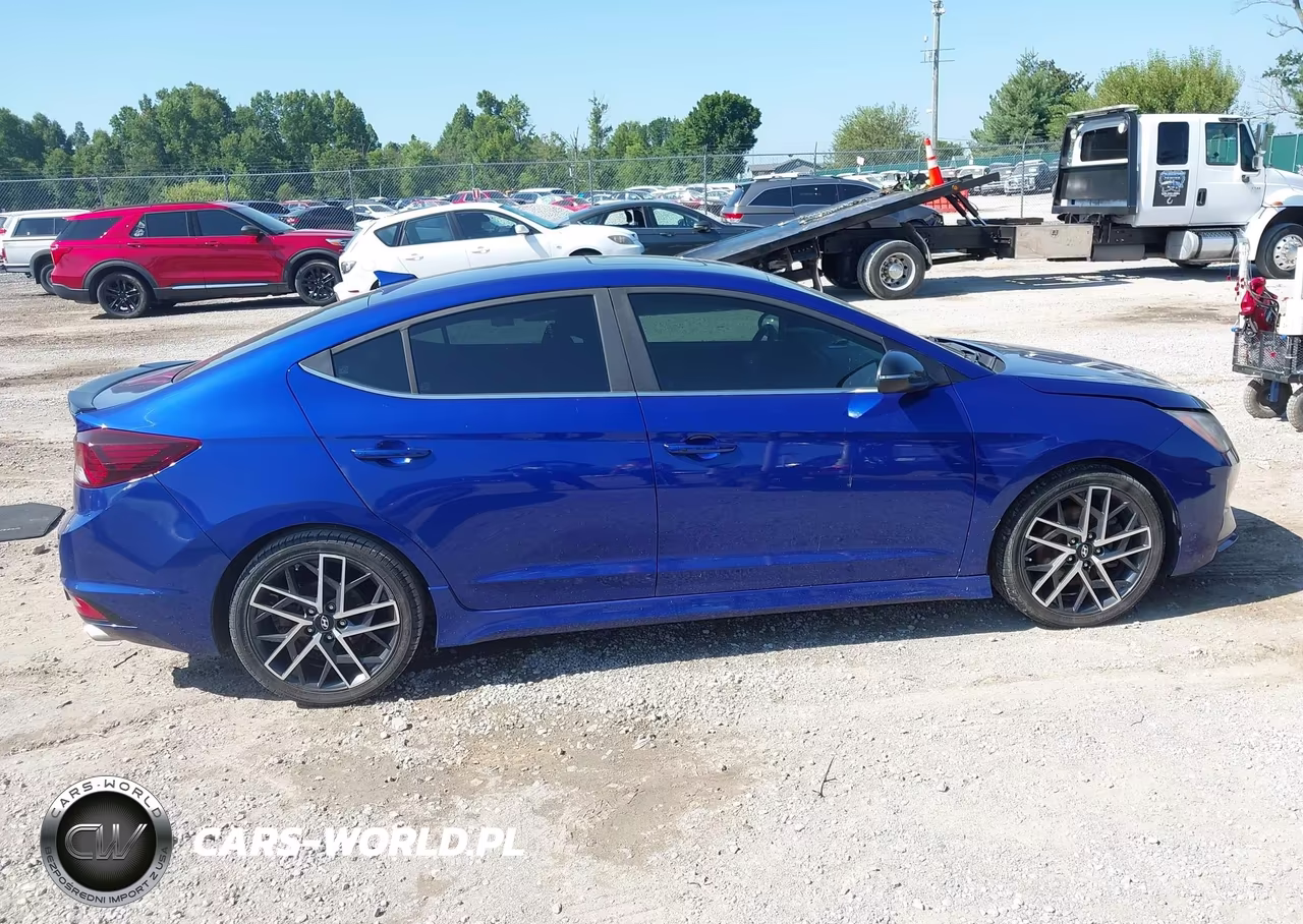 2019 Hyundai Elantra Sport VIN:KMHD04LB7KU869868 - 14
