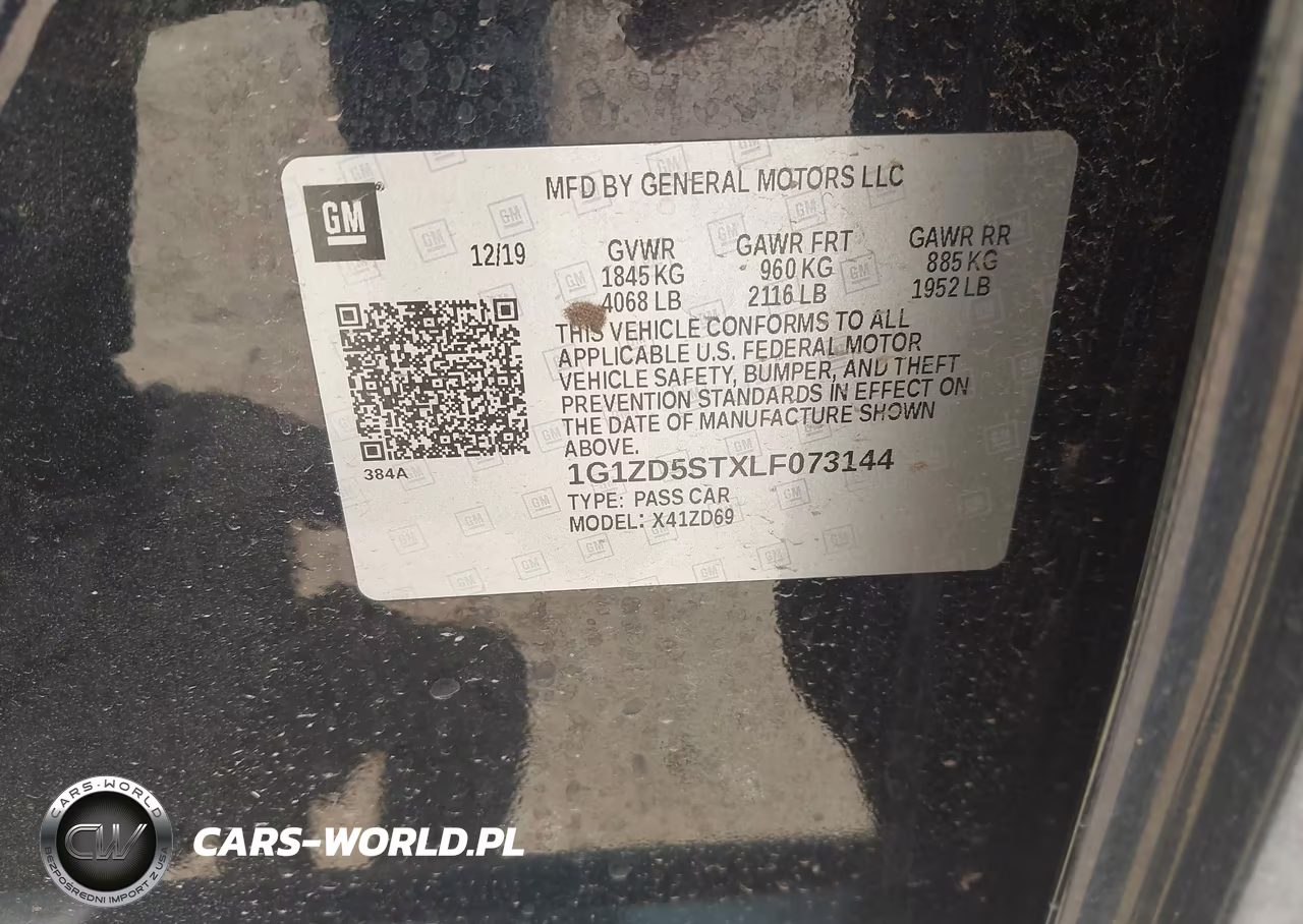 2020 Chevrolet Malibu Fwd Lt VIN:1G1ZD5STXLF073144 - 9