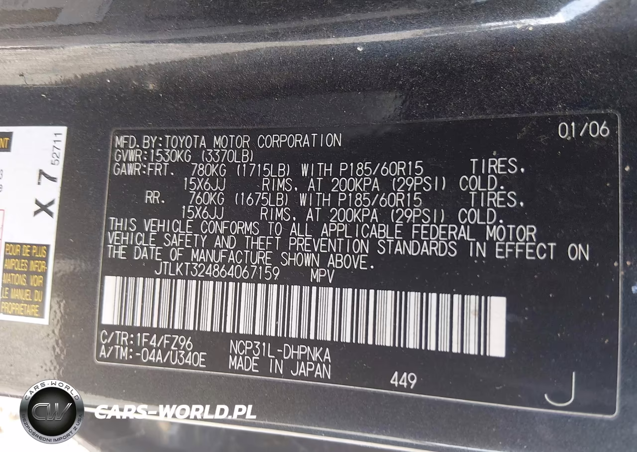 2006 Scion Xb VIN:JTLKT324864067159 - 9