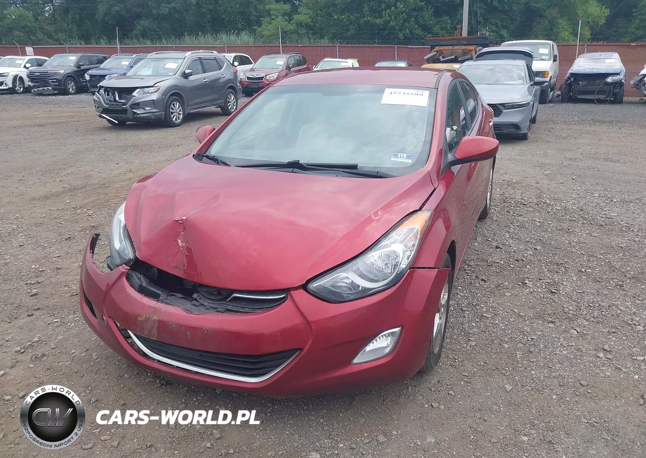 2013 Hyundai Elantra Gls VIN:5NPDH4AE1DH210627 - 6
