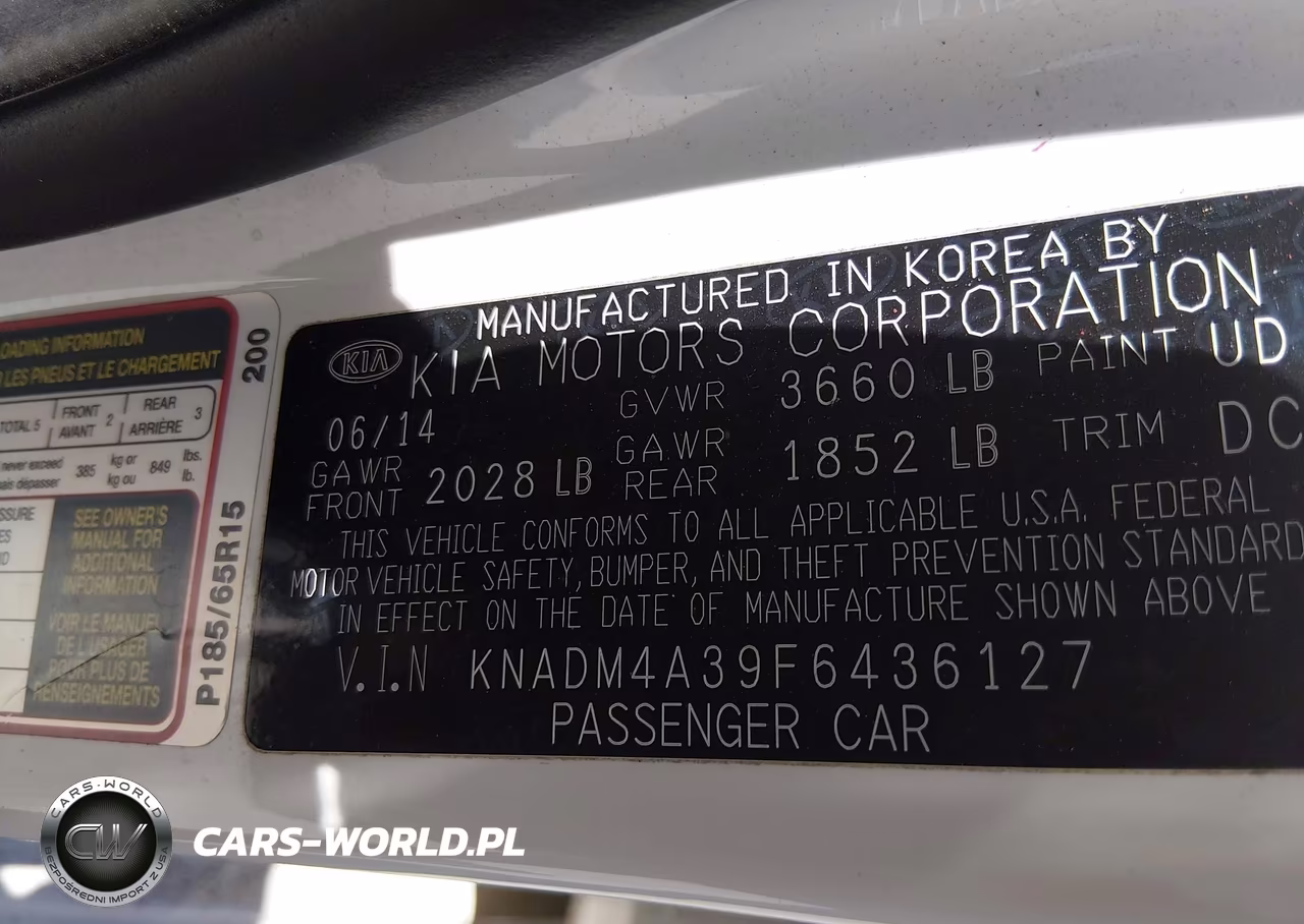 2015 Kia Rio Lx VIN:KNADM4A39F6436127 - 9