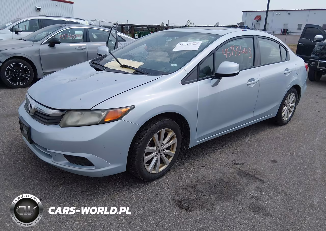 2012 Honda Civic Ex VIN:2HGFB2F89CH504030 - 2