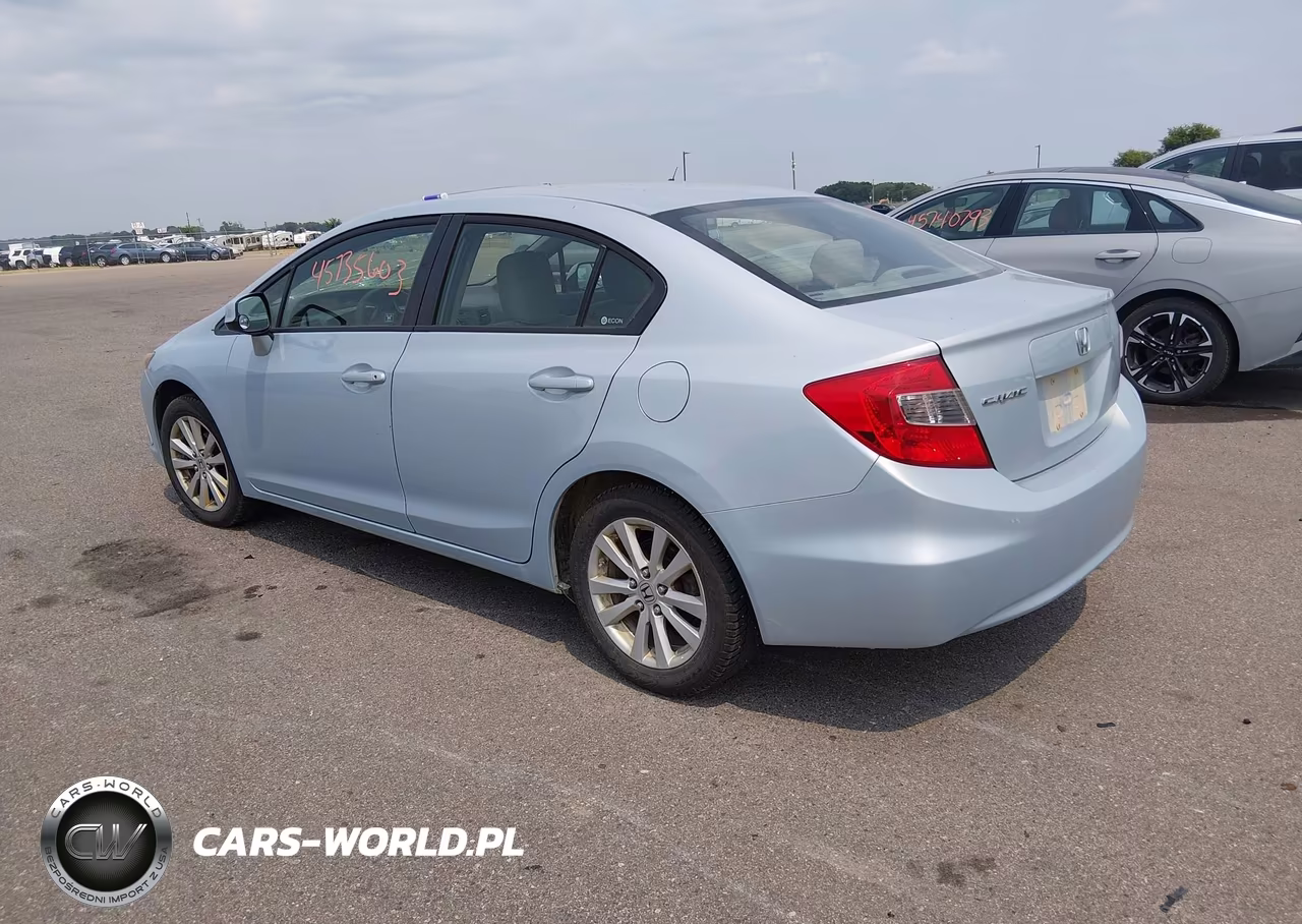 2012 Honda Civic Ex VIN:2HGFB2F89CH504030 - 3