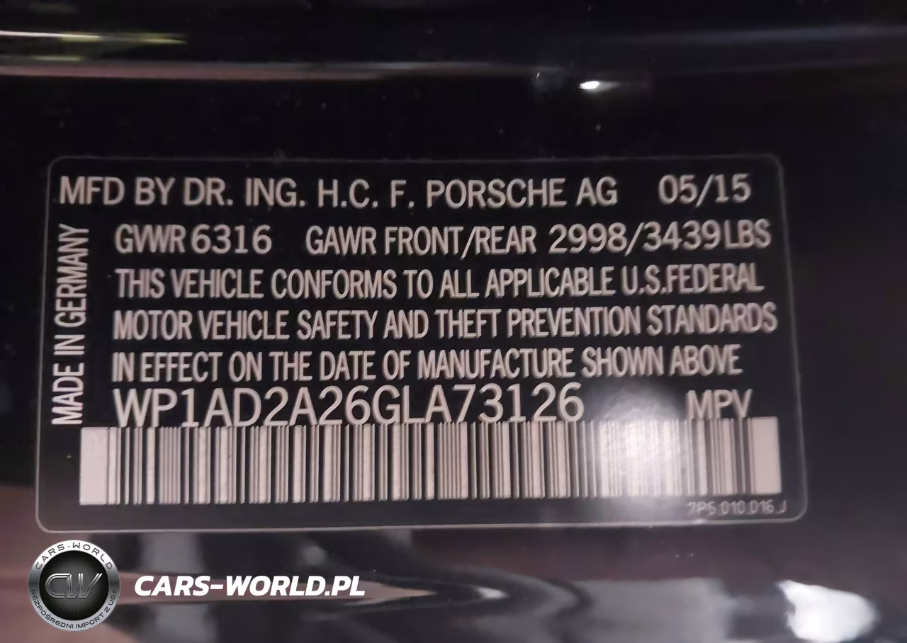 2016 Porsche Cayenne Gts VIN:WP1AD2A26GLA73126 - 9