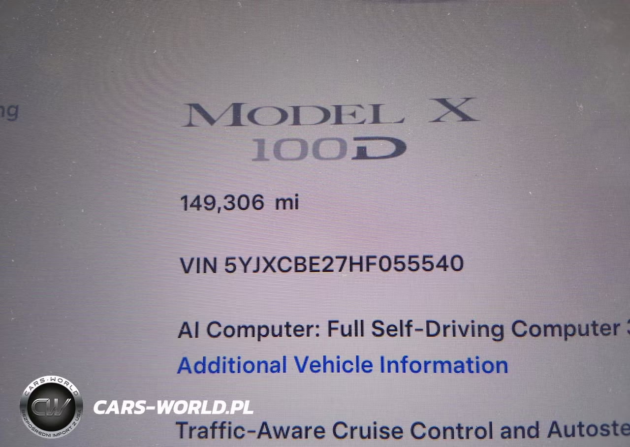 2017 Tesla Model X 100D-75D-90D VIN:5YJXCBE27HF055540 - 14