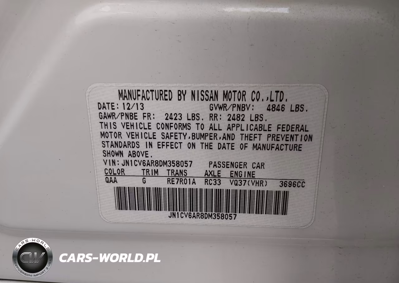 2013 Infiniti G37X VIN:JN1CV6AR8DM358057 - 9