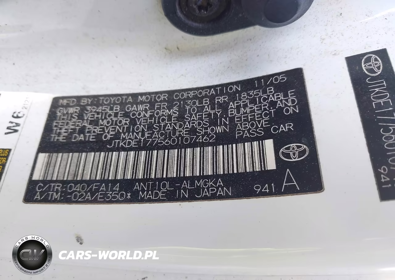 2006 Scion Tc VIN:JTKDE177560107462 - 9