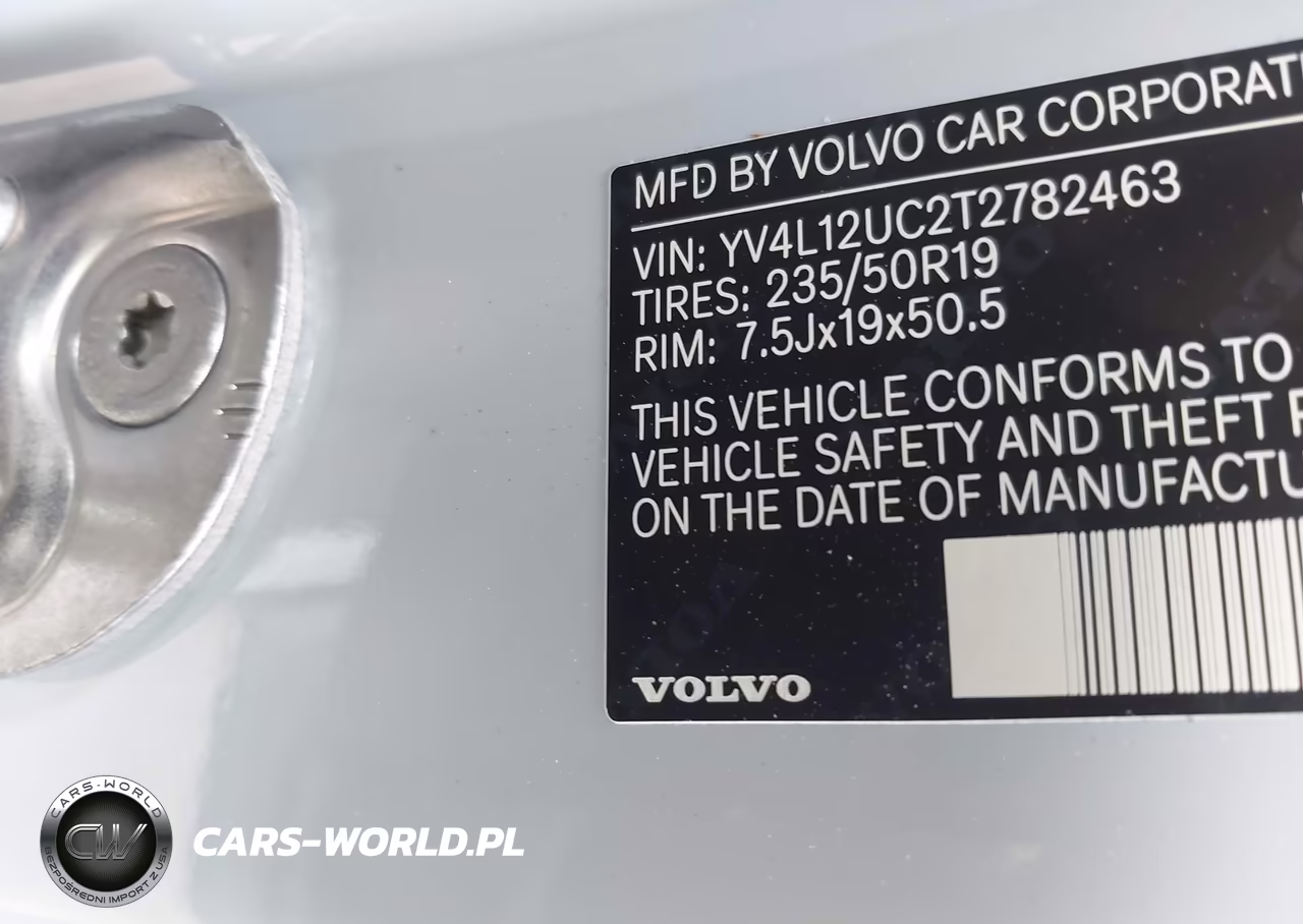 2026 Volvo Xc40 Plus, B5 Awd Gas (Mild Hybrid), Dark VIN:YV4L12UC2T2782463 - 9