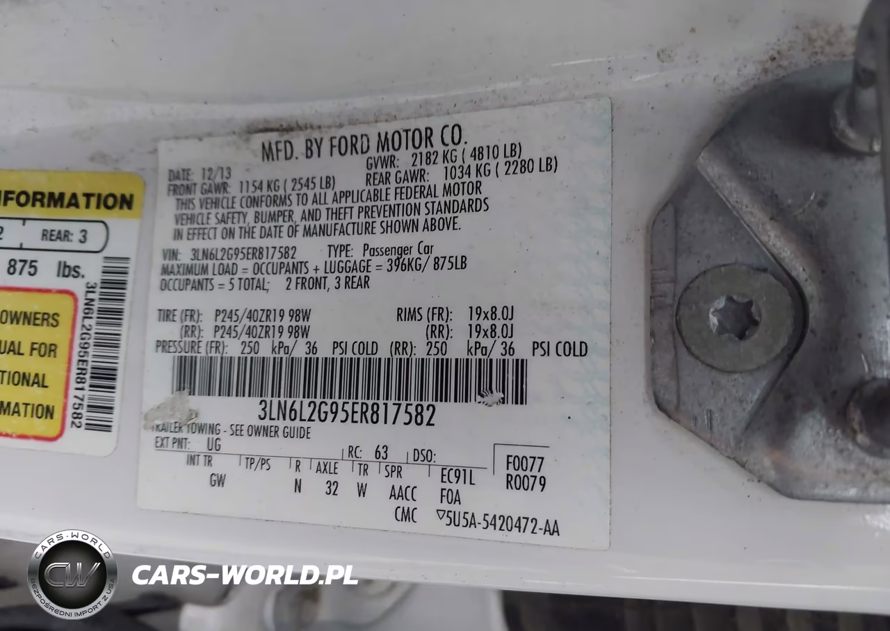 2014 Lincoln Mkz VIN:3LN6L2G95ER817582 - 9