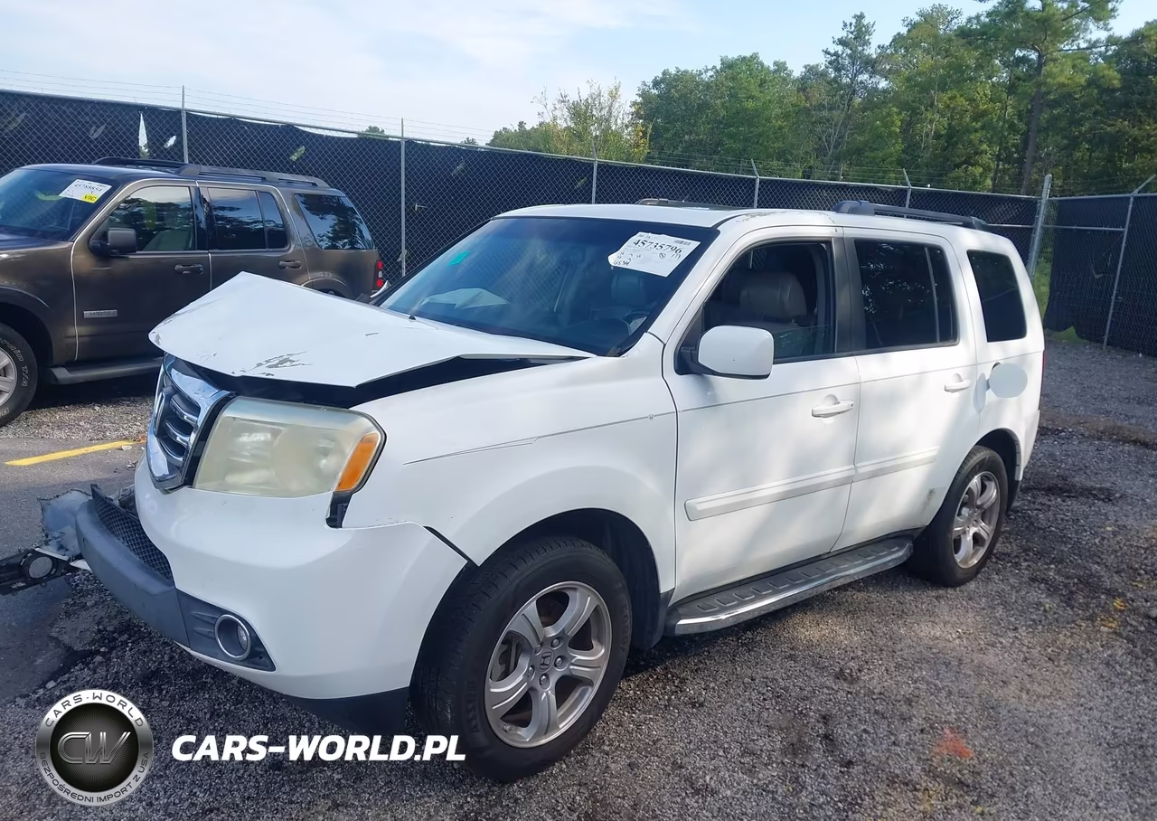 2013 Honda Pilot Ex-L VIN:5FNYF3H53DB007910 - 2