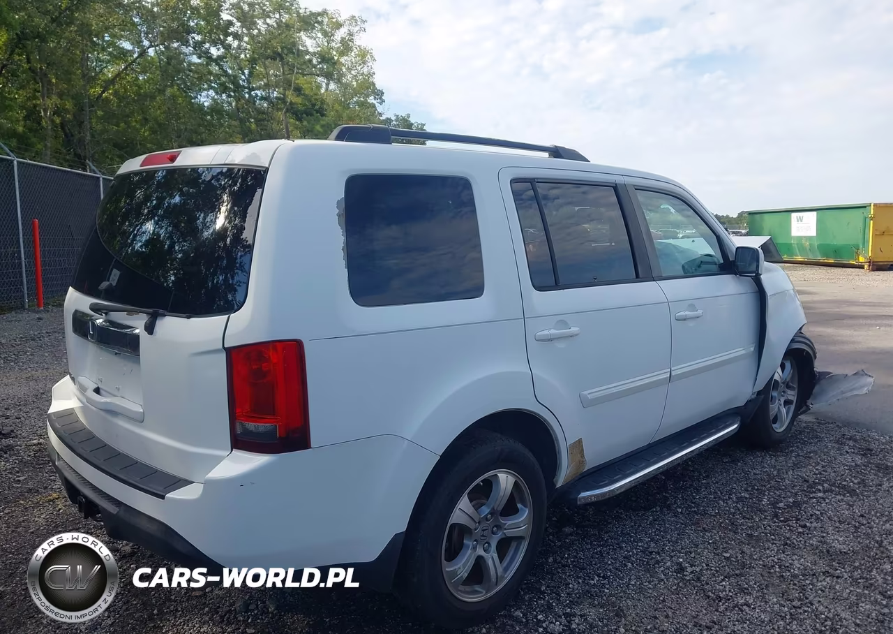 2013 Honda Pilot Ex-L VIN:5FNYF3H53DB007910 - 4