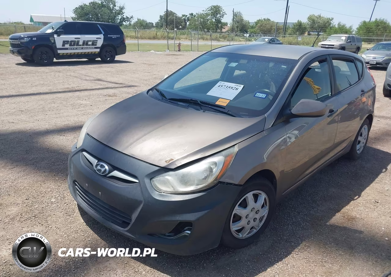 2013 Hyundai Accent Gs VIN:KMHCT5AE5DU083950 - 2