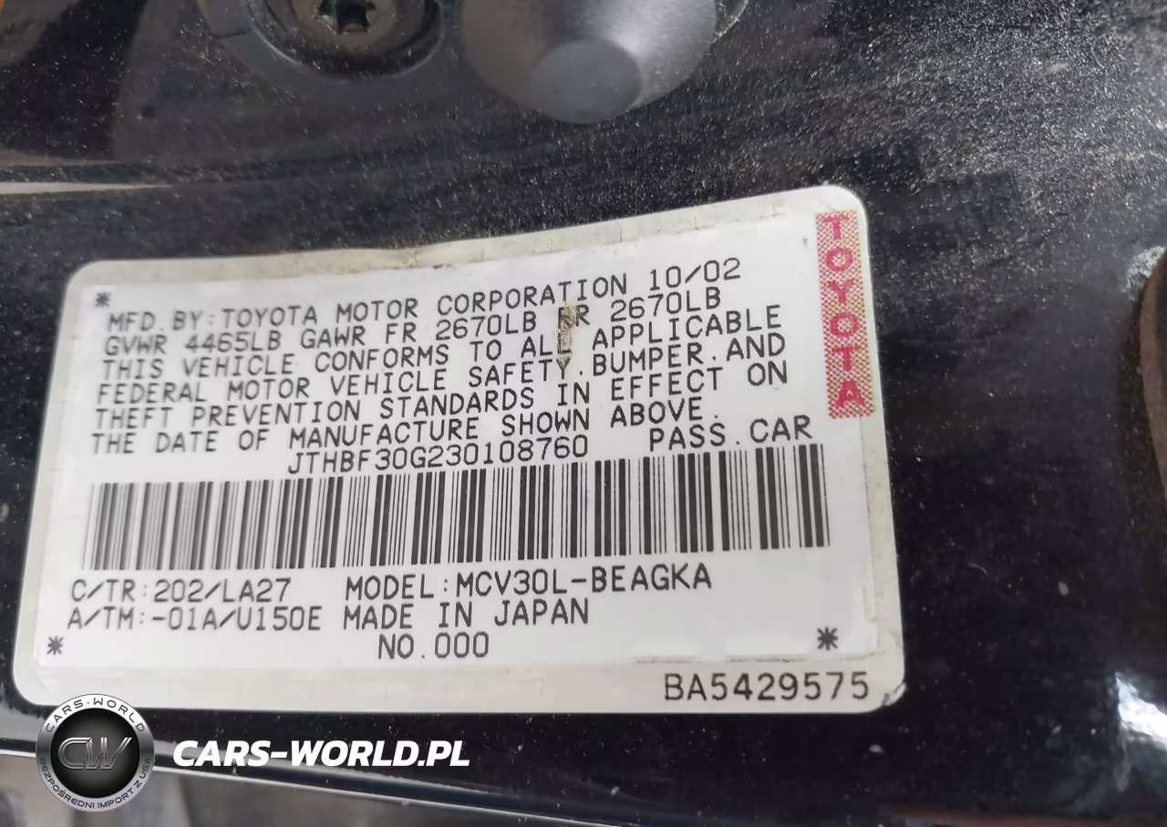 2003 Lexus Es 300 VIN:JTHBF30G230108760 - 9